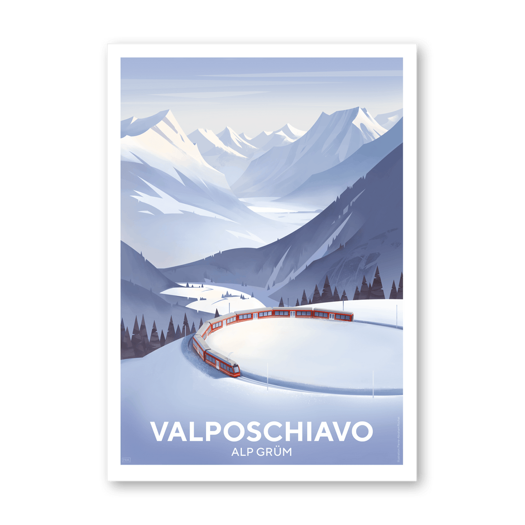 Poster Alp Grüm Inverno