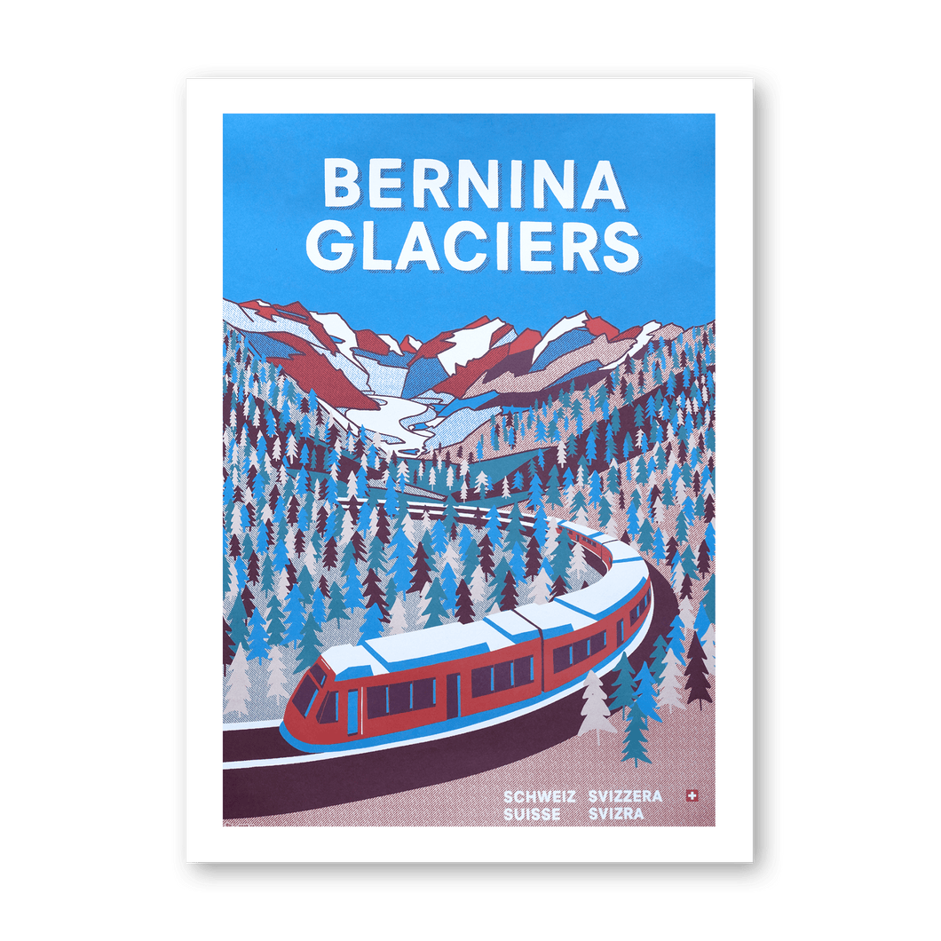 Poster Alp Grüm (Bernina Glaciers)